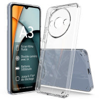 Redmi A3x Scratchproof Acrylic TPU Phone Case(Transparent)