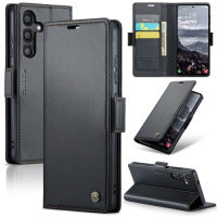 Samsung Galaxy S24 FE 5G Case Me 023 Butterfly Buckle Litchi Texture RFID Anti-theft Leather Phone Case(Black)