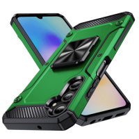 Samsung Galaxy A05s Shockproof Metal Holder Phone Case(Green)