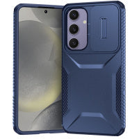 Samsung Galaxy S24 FE 5G Sliding Camshield Phone Case(Blue)