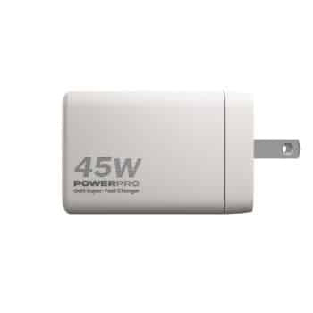 POWERPRO DUAL PORT GAN WALL CHARGER | PD45W  PW5065WT