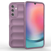 Samsung Galaxy A25 5G Magic Shield TPU + Flannel Phone Case(Purple)