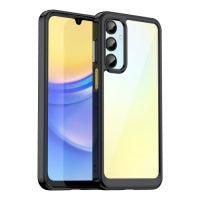 Samsung Galaxy A16 5G Colorful Series Acrylic Hybrid TPU Phone Case(Black)