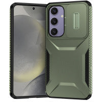 Samsung Galaxy S24 FE 5G Sliding Camshield Phone Case(Alpine Green)