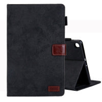 Samsung Galaxy Tab A9+ Cloth Texture Leather Tablet Case(Black)