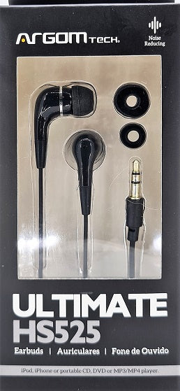 ARGOMTECH  ULTIMATE HS525 EARBUDS BLACK