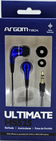 ARGOMTECH ULTIMATE HS525  EARBUDS  BLUE