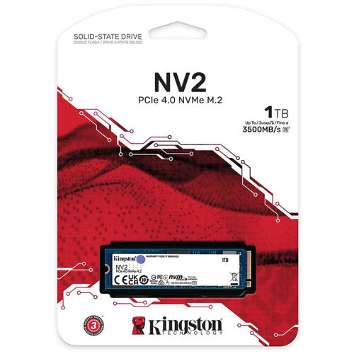 Kingston NV2 1TB M.2 2280 NVMe Internal SSD | PCIe 4.0 Gen 4x4 | Up to 3500 MB/s | SNV2S/1000G