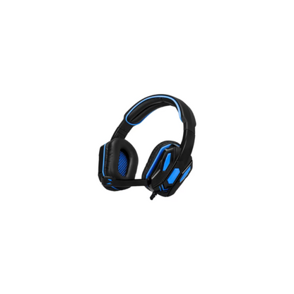 Argom Tech HS45 Gaming Headphones Combat USB with Mic- Black/Blue