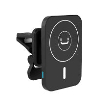 AIR VENT CELL PHONE HOLDER W/ MAGNETIC WIRELESS CHARGER CH3013BK