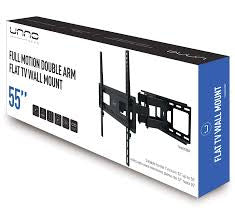 TV WALL MOUNT FULL MOTION DOUBLE ARM 55" TM8058BK