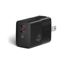 Volta P5 GaN II 45W Dual Type-C with Foldable Plug Wall Charger