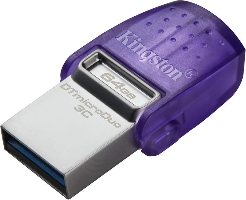 Kingston DataTraveler microDuo 3C 64GB USB-C & USB-A Flash Drive