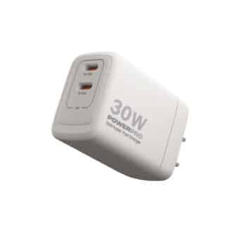 POWERPRO DUAL PORT GAN WALL CHARGER | PD30W  PW5064WT