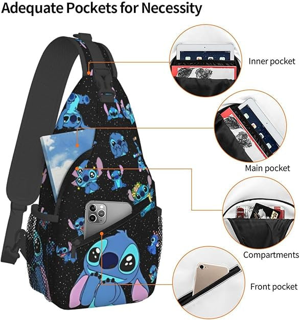 STITCH Crossbody Shoulder Bag Men