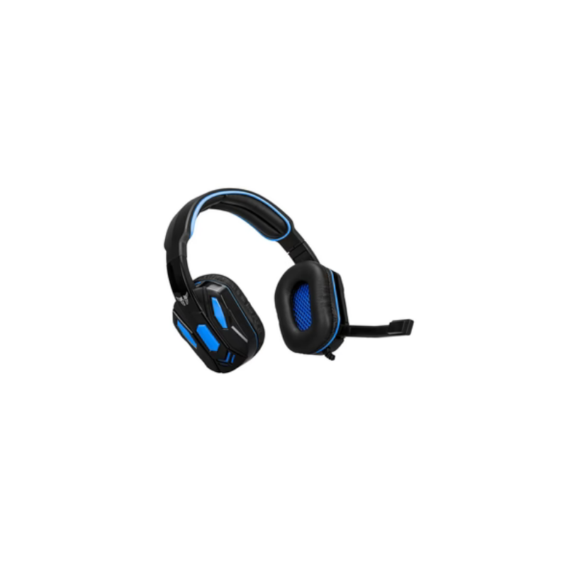 Argom Tech HS45 Gaming Headphones Combat USB with Mic- Black/Blue