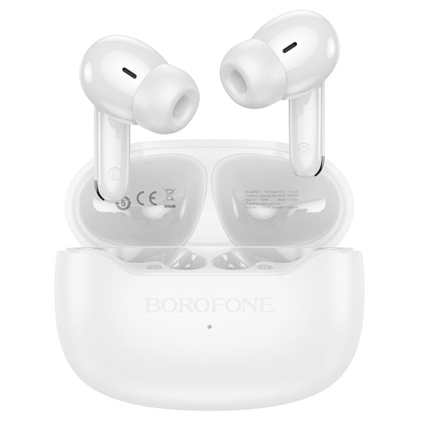 Borofone FQ1 TWS Shine Wireless BT Headset Earbuds(White)