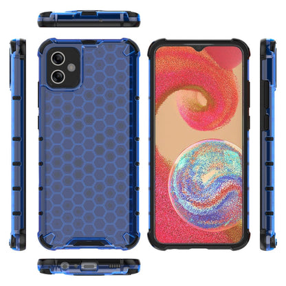 Samsung Galaxy A04e 4G Honeycomb Phone Case(Blue)