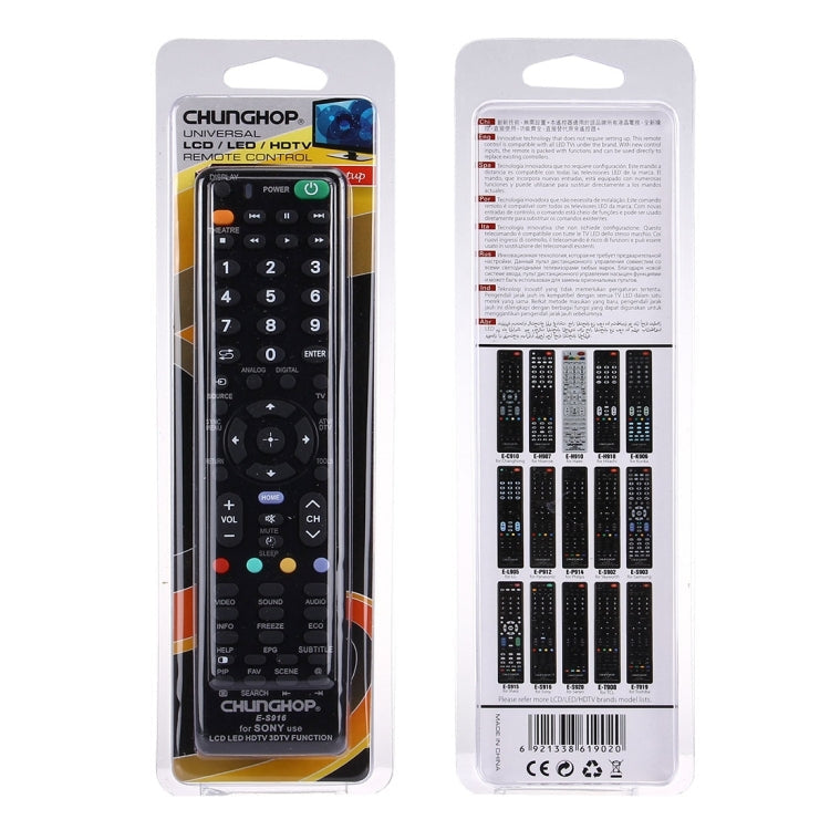 CHUNGHOP E-S916 Universal Remote Controller for SONY LED LCD HDTV 3DTV