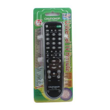 Chunghop Universal TV Remote Control (RM-139ES)(Black)