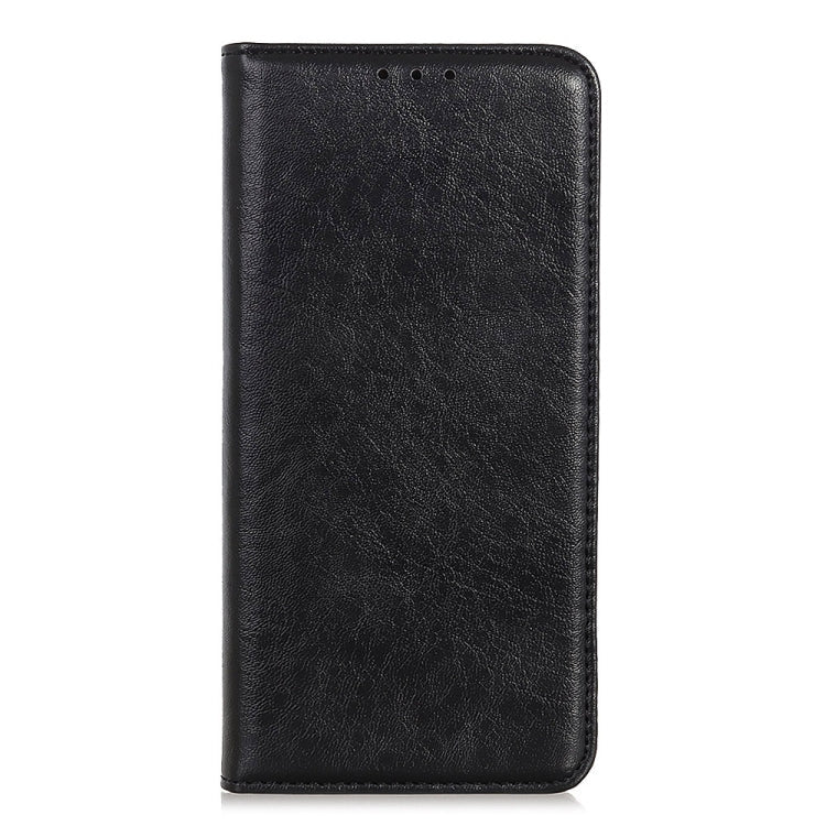 Xiaomi Redmi 9T / Note 9 4G Magnetic Crazy Horse Texture Horizontal Flip Leather Case with Holder & Card Slots & Wallet(Black)