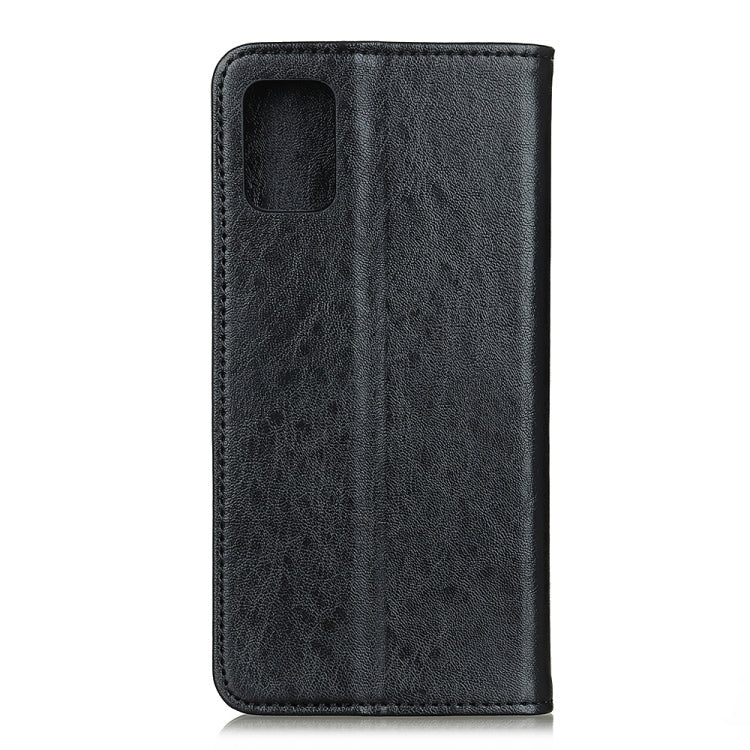 Xiaomi Redmi 9T / Note 9 4G Magnetic Crazy Horse Texture Horizontal Flip Leather Case with Holder & Card Slots & Wallet(Black)