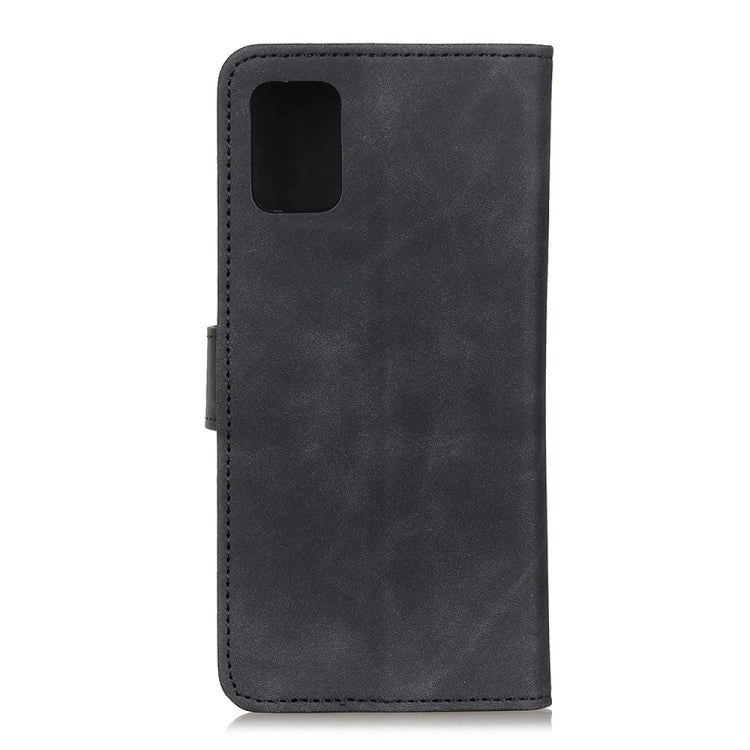 Xiaomi Redmi 9T / Note 9 4G KHAZNEH Retro Texture PU + TPU Horizontal Flip Leather Case with Holder & Card Slots & Wallet(Black)