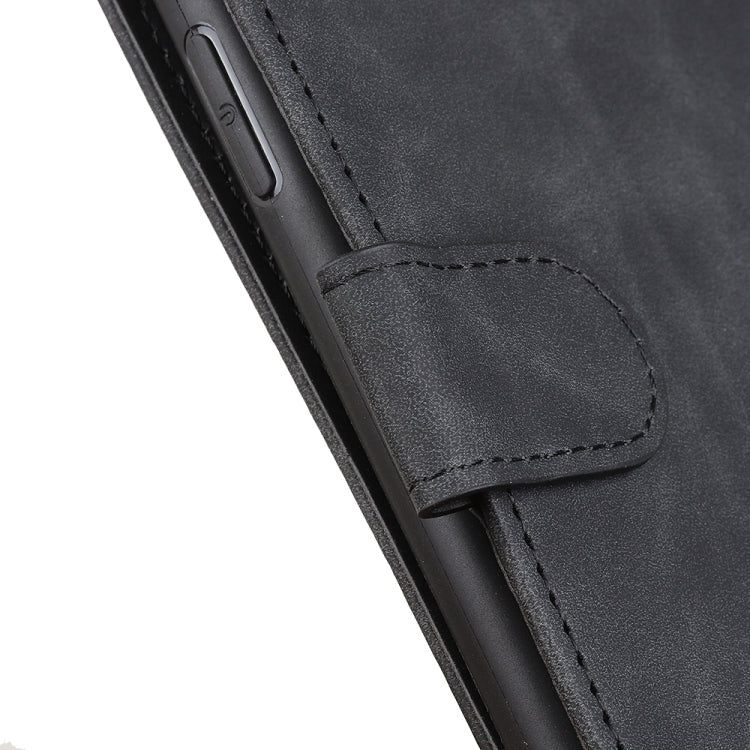 Xiaomi Redmi 9T / Note 9 4G KHAZNEH Retro Texture PU + TPU Horizontal Flip Leather Case with Holder & Card Slots & Wallet(Black)