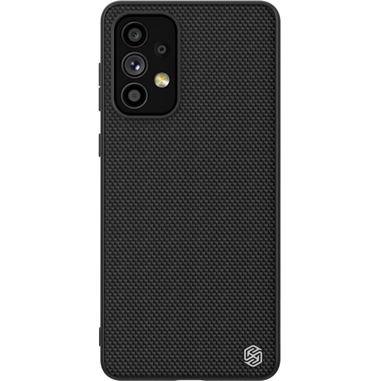 Samsung Galaxy A73 5G NILLKIN 3D Textured Nylon Fiber TPU Phone Case(Black)