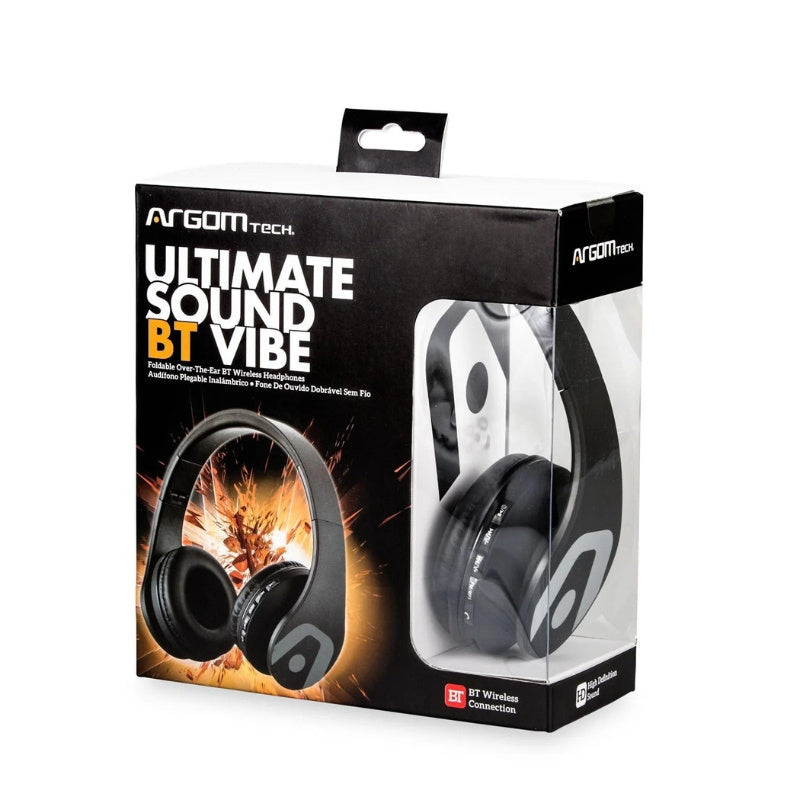 ULTIMATE SOUND VIBE WIRELESS HEADSET ARG-HS-2552BK