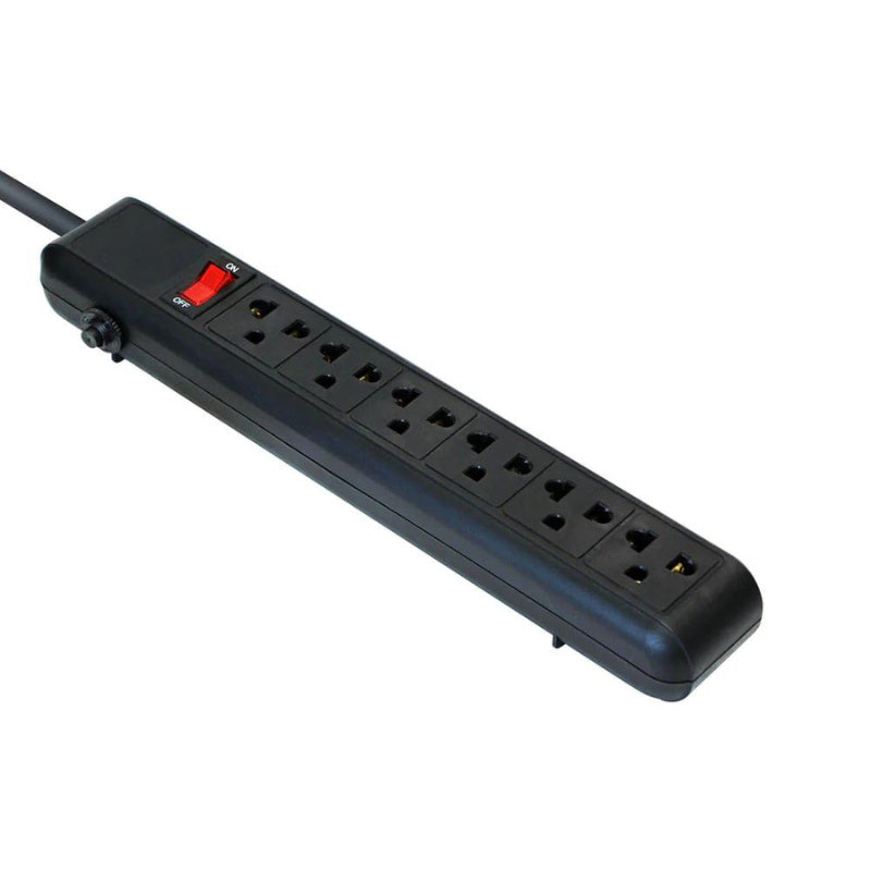 6-OUTLETS POWER STRIP 110/120V ARG-AC-0252WT