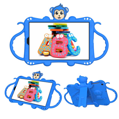 Samsung Tab A 10.1 (2019) T510 / T515 Cartoon Monkey Kids Tablet  (Blue)