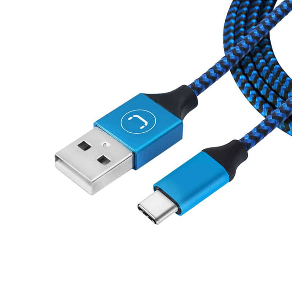 USB C 2.0 BRAIDED CABLE | 5 FT CB4061BL