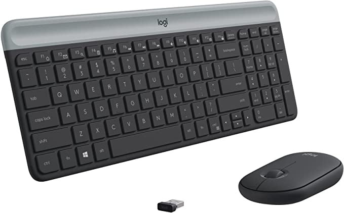 Logitech MK470 Slim Wireless Keyboard and Mouse Combo