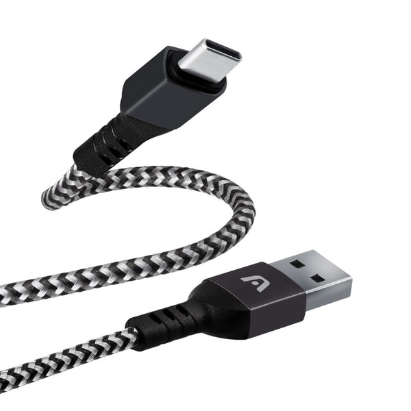 CABLE TYPE-C TO USB 2.0 NYLON BRAIDED DURA FORM ARG-CB-0025BK