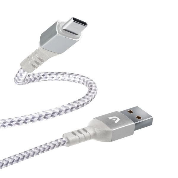 CABLE TYPE-C TO USB 2.0 NYLON BRAIDED DURA FORM ARG-CB-0025WT