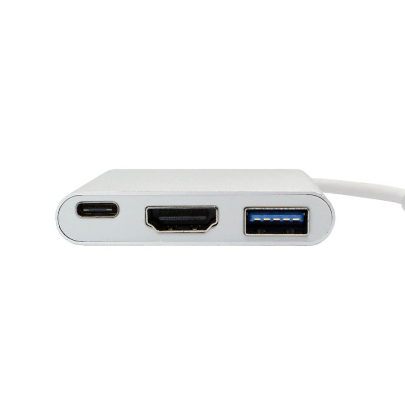 UNNO 3 IN 1 TYPE C TO HDMI, USB, C  HUB