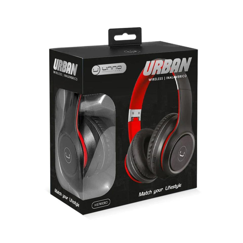 URBAN 5.0 WIRELESS HEADSET BLACK/ RED