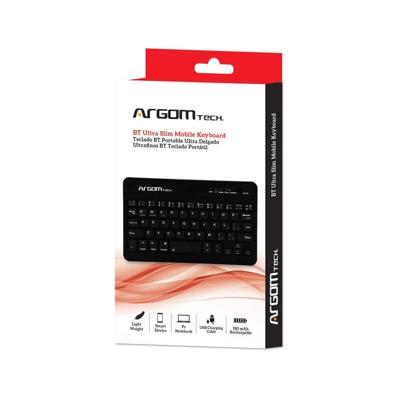 ULTRA SLIM MOBILE WIRELESS BT KEYBOARD ARG-KB-0203