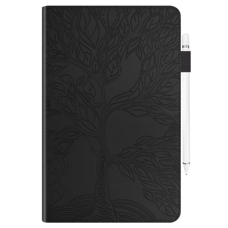 Tab A 8.4 SM-T307 Life Tree Series Horizontal Flip Leather Case with Holder & Card Slots & Pen Slot(Black)