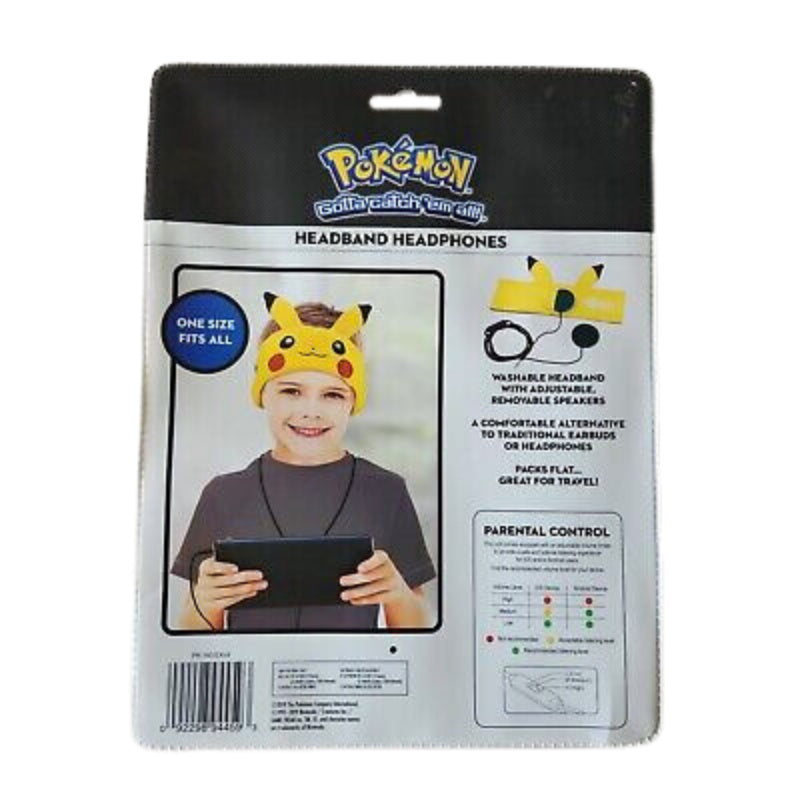 Pokemon Pikachu Kids Headband Headphones