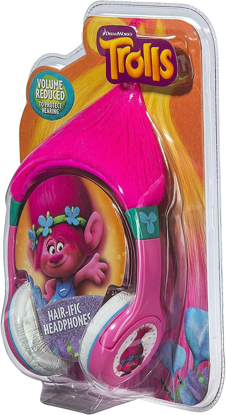 Trolls Wired Headphones - Pink