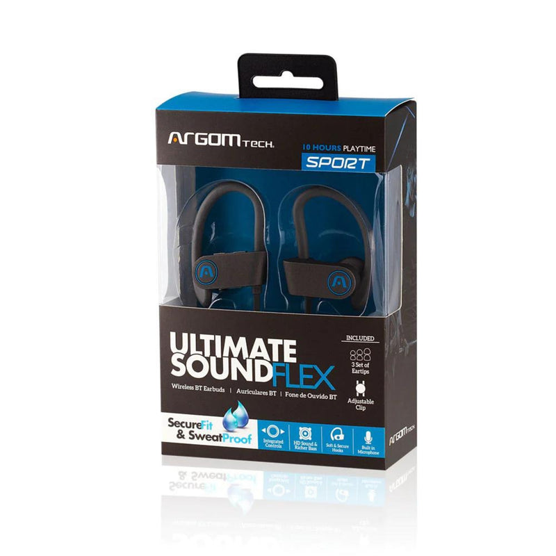 ULTIMATE SOUND FLEX BT EARBUDS ARG-HS-2025BK